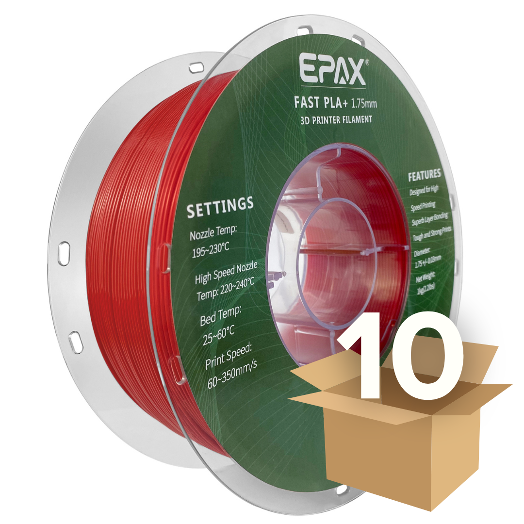 Wholesale Case EPAX 1.75 mm Fast PLA+  (10 spools in a case)